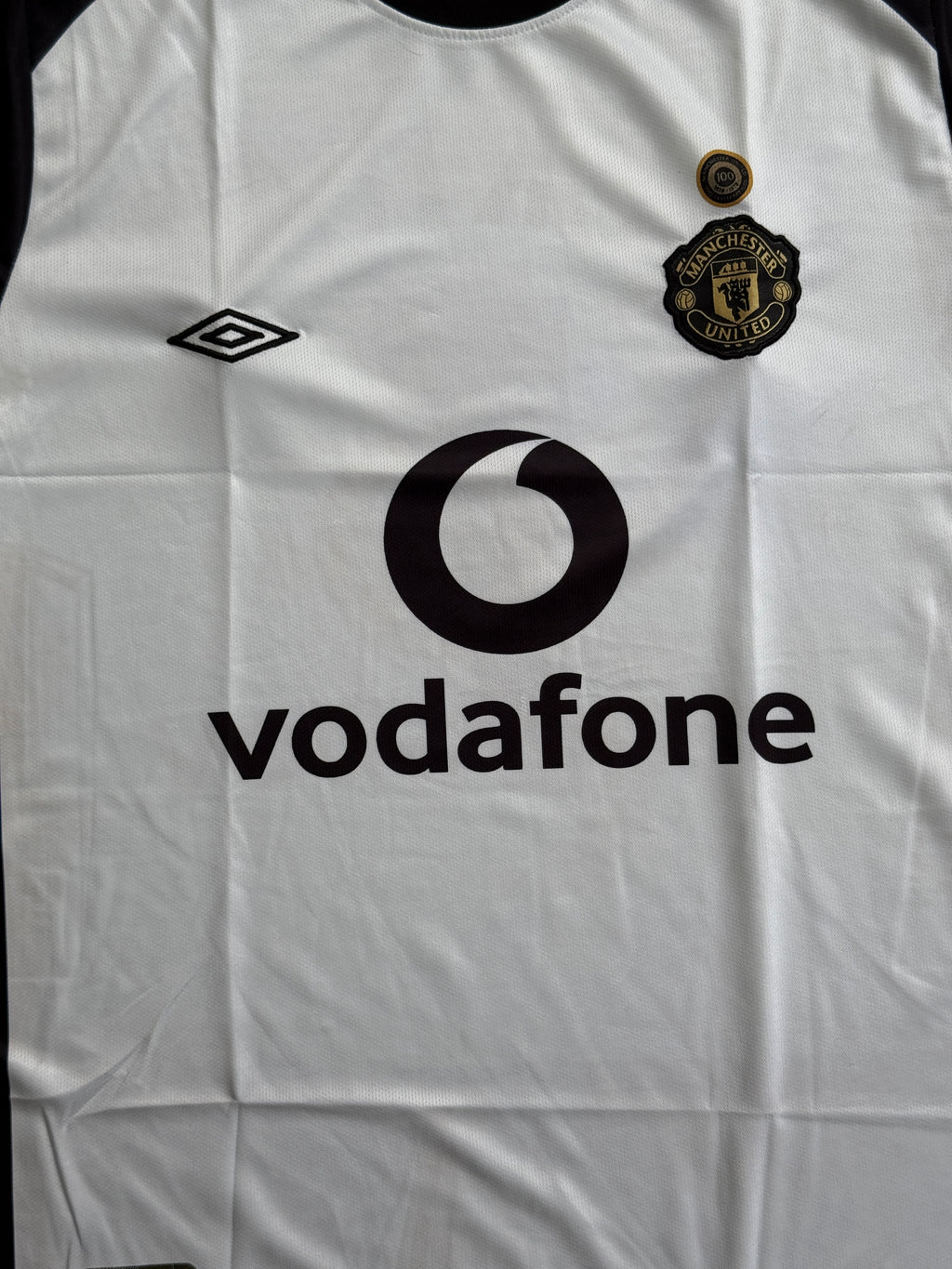 MAN UTD 2001 AWAY HALF SLEVEE BECKHAM - EMBROIDERY