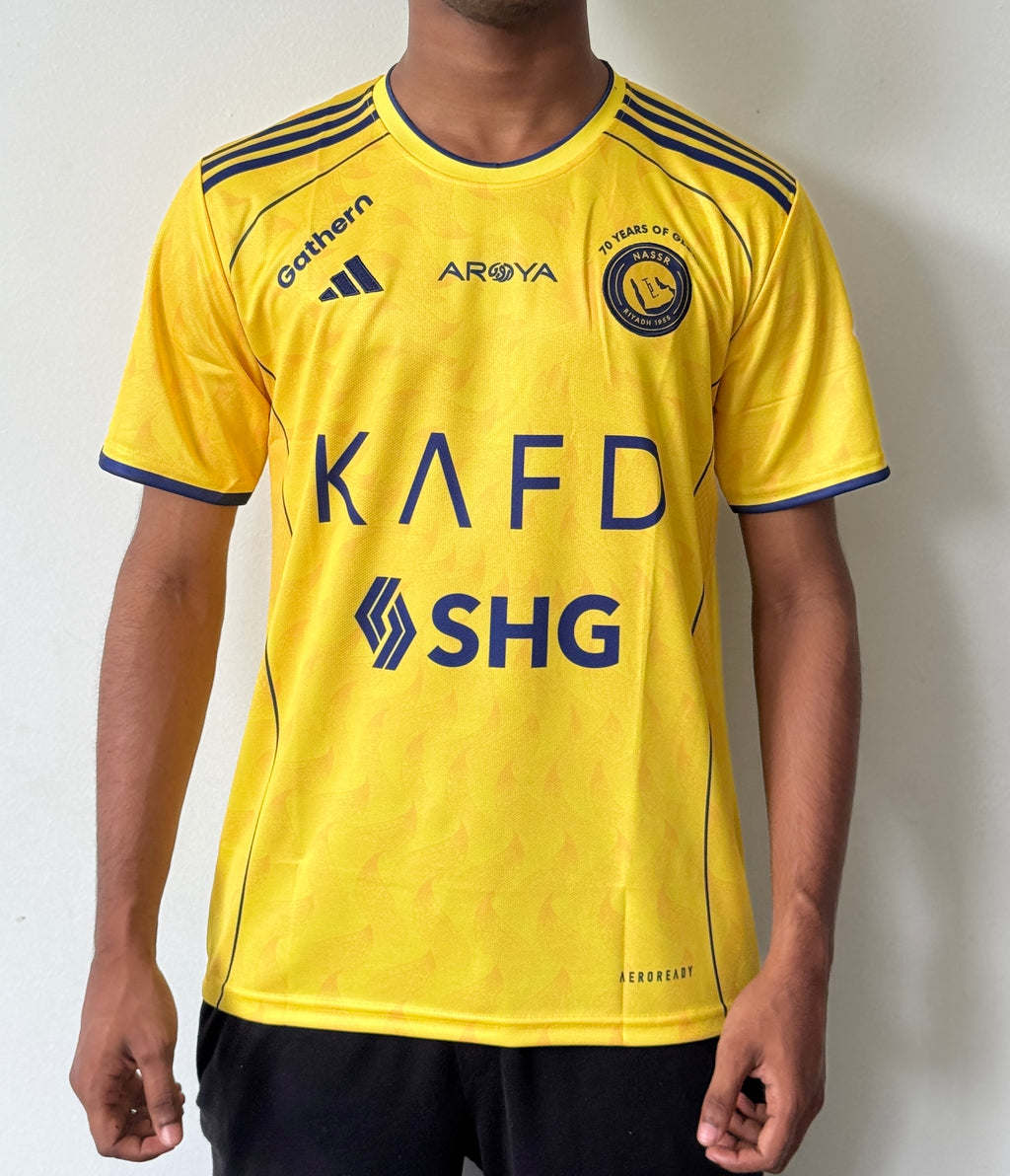 AL NASSAR 25/26 HOME CR7 - EMBROIDERY