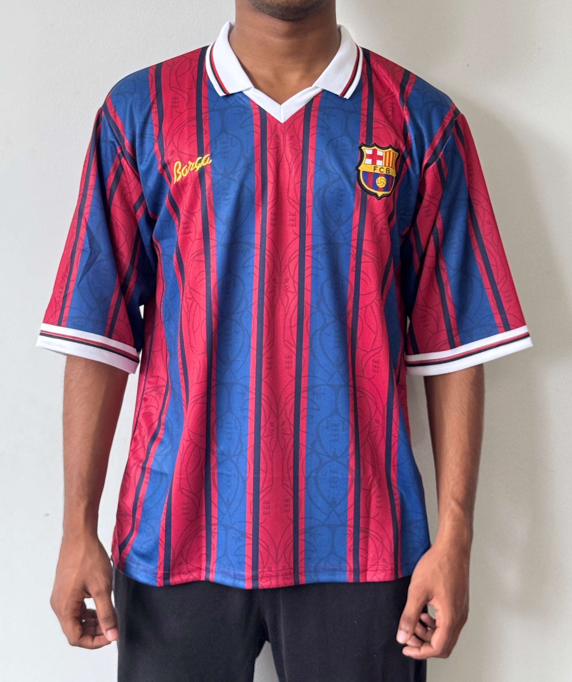 FC BARCELONA COLLAR CRUYFF FIVE SLEVEE - Embroidery
