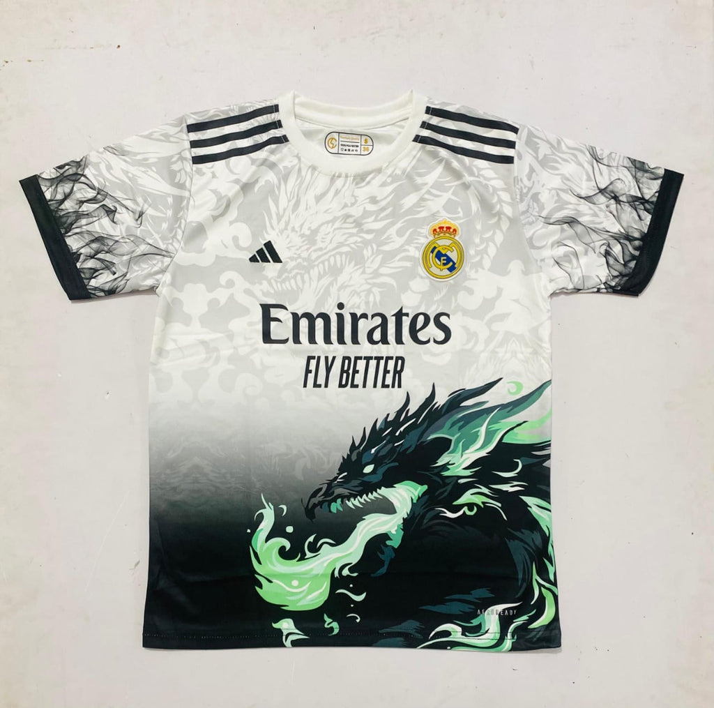 REAL MADRID WHITE DRAGON SPECIAL EDITION - EMBROIDERY