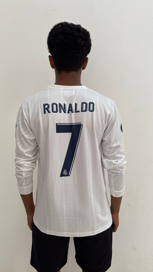 REAL MADRID 2017/18 FULL SLEEVE HOME -EMBROIDERY
