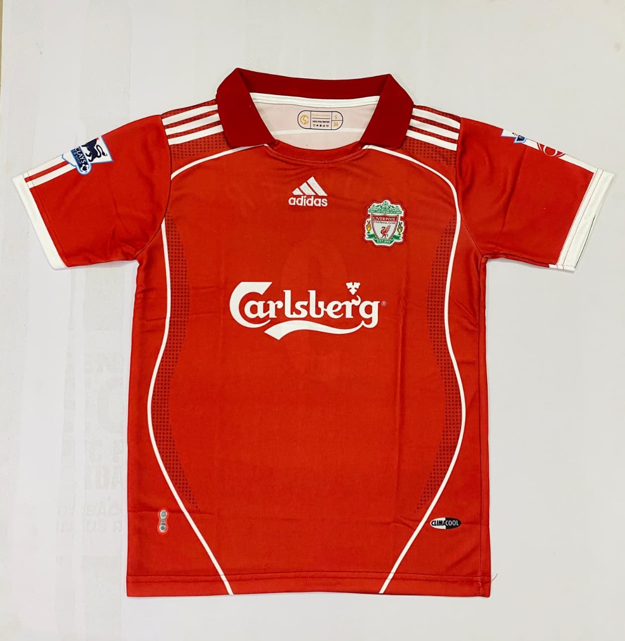 LIVERPOOL 2006/08 HOME COLLAR -EMBROIDERY