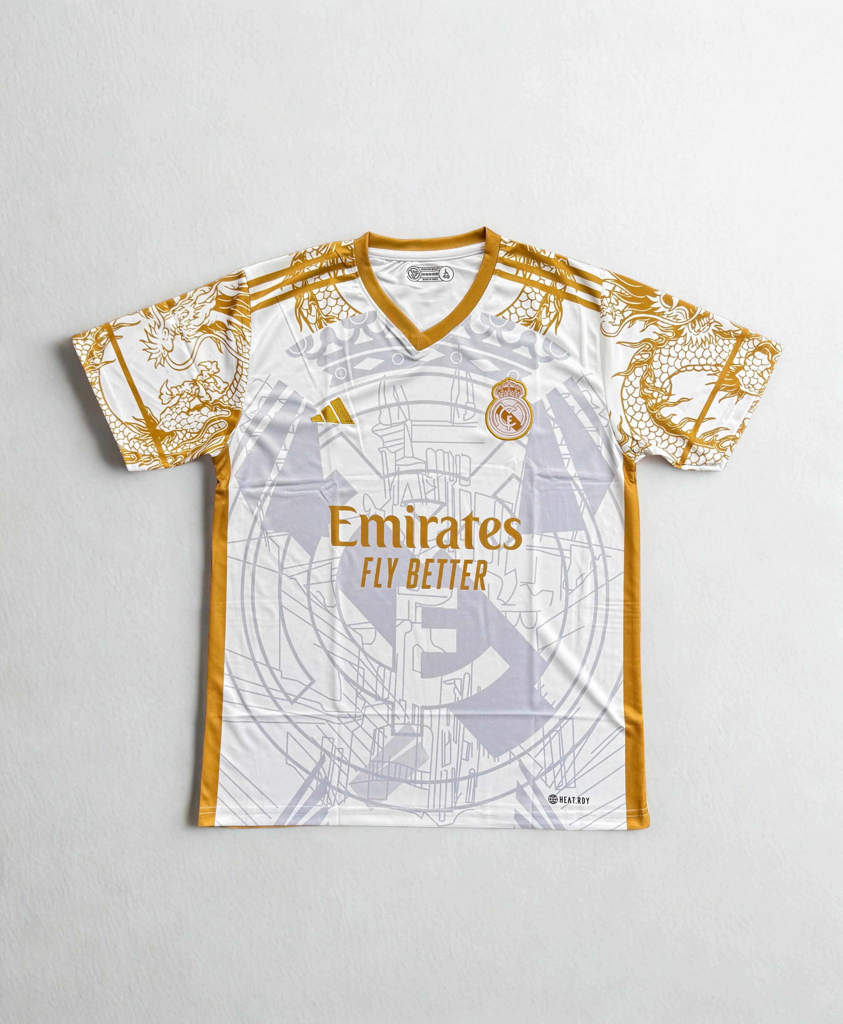 REAL MADRID 2023 GOLDEN SPECIAL EDITION  -EMBROIDERY