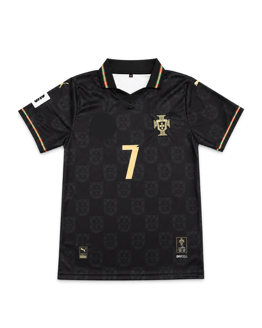 PORTUGAL 2026 AWAY PANTHER HALF SLEVEE POLO  CR7-EMBROIDERY