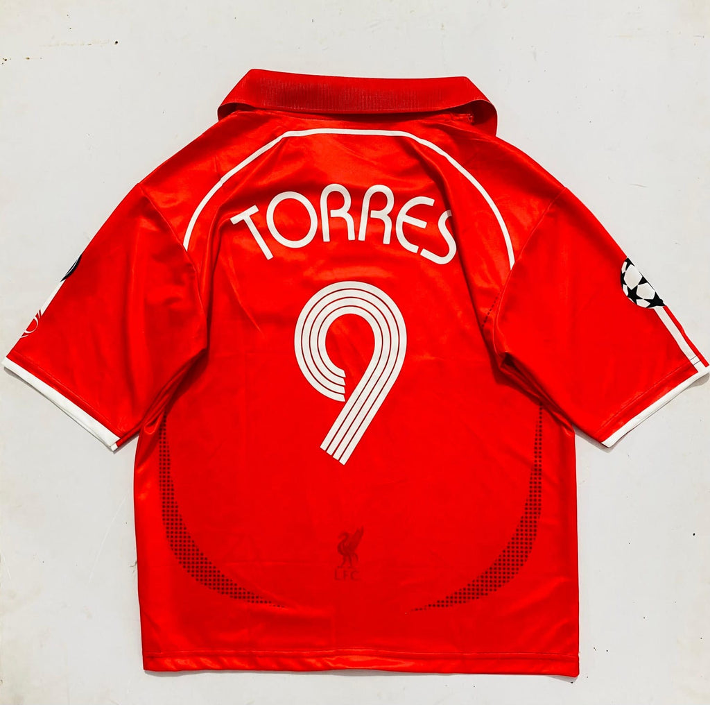 LIVERPOOL 2006/07 COLLAR  FIVE SLEVEE - EMBROIDERY