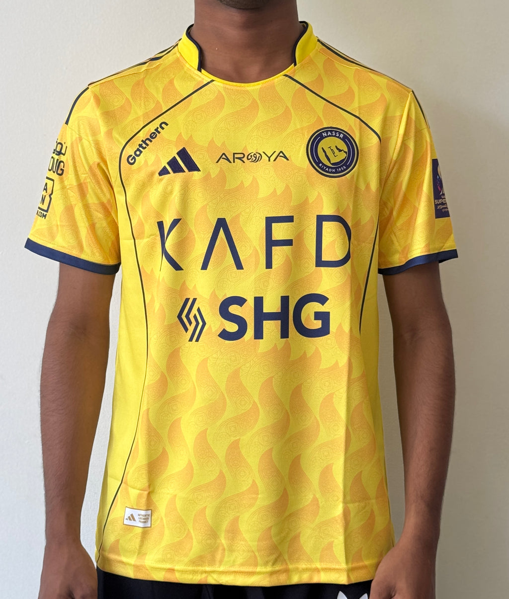 AL NASSAR 25/26 HOME collar CR7 - EMBROIDERY