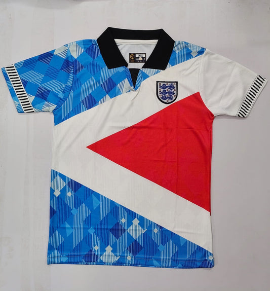 England 1990 Mashup Polo-EMBROIDERY