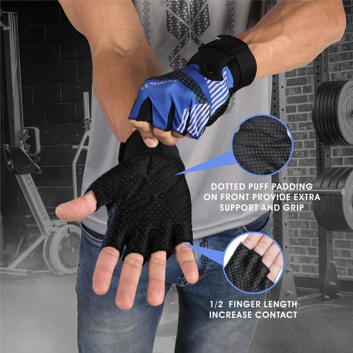 NIVIA CRYSTAL 2.0 WITH STRAP GYM GLOVES