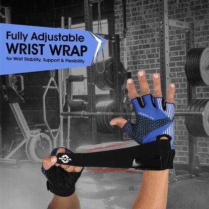 NIVIA CRYSTAL 2.0 WITH STRAP GYM GLOVES