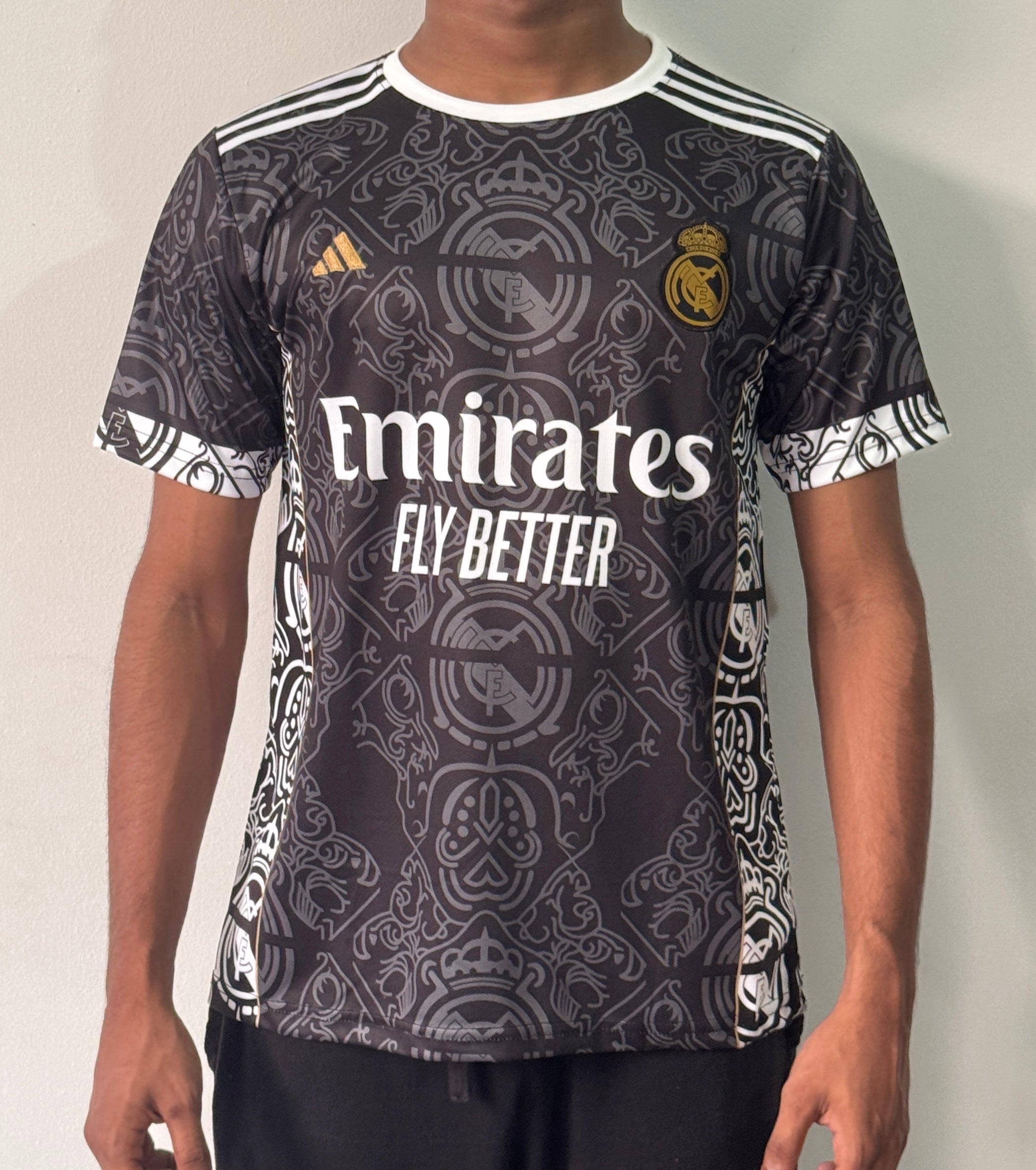 REAL MADRID 2024 BLACK SPECIAL EDITION - EMBROIDERY