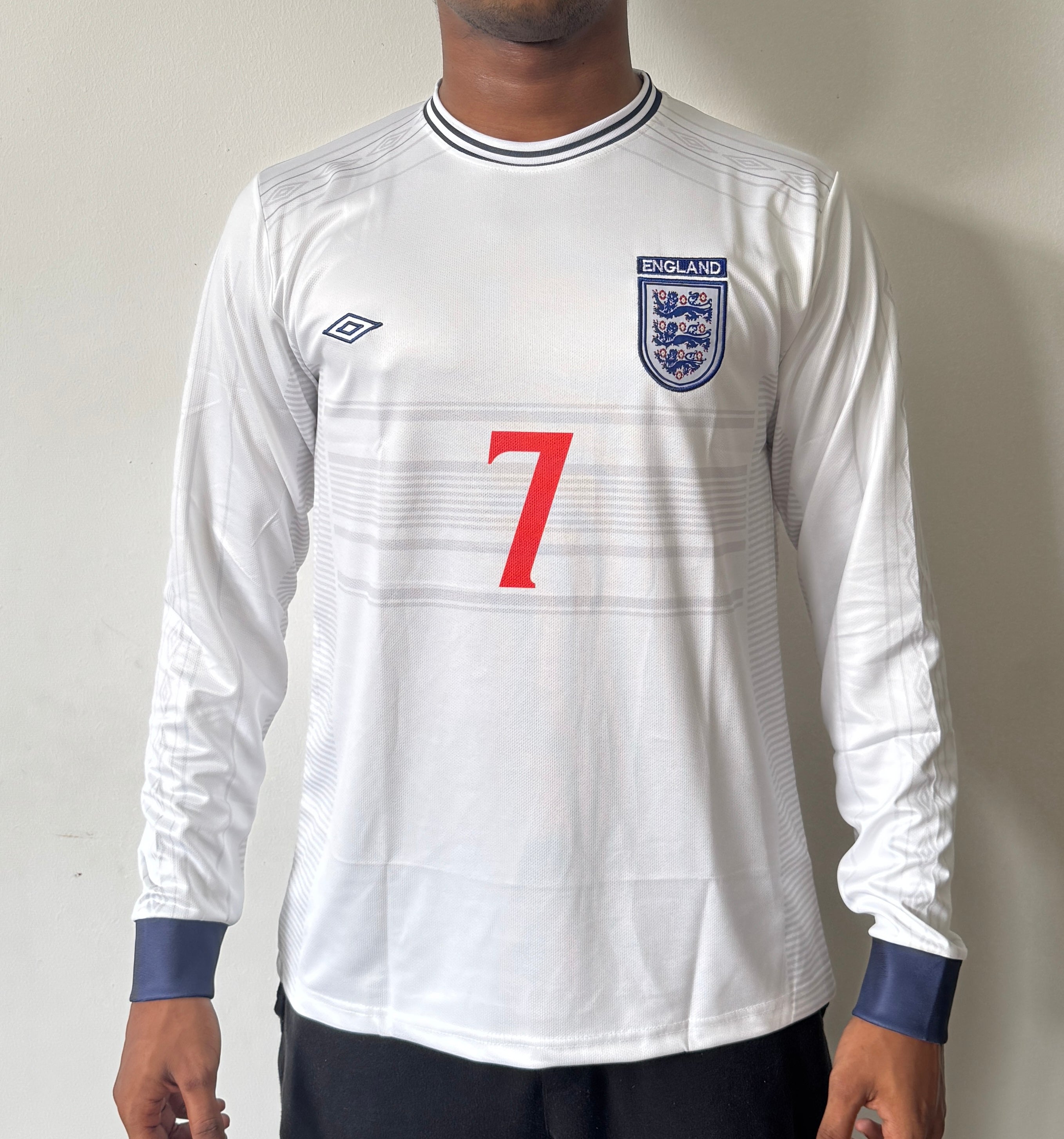 ENGLAND 2000 HOME FULL SLEEVE -EMBROIDERY