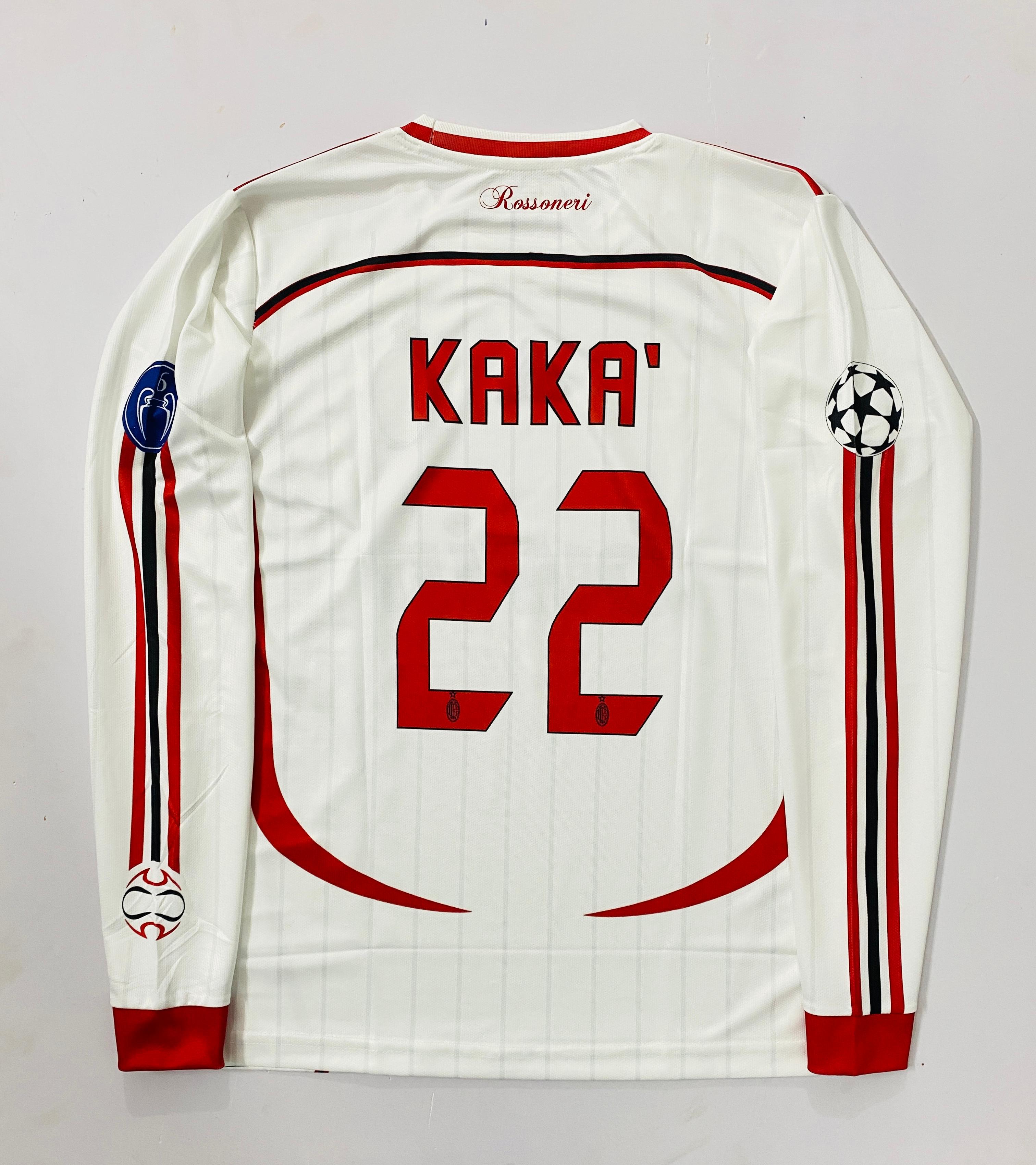 Ac milan 2006 away Full slevee - Embroidery