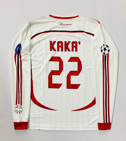 Ac milan 2006 away Full slevee - Embroidery