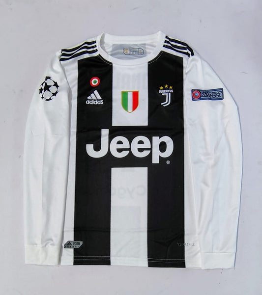 JUVENTUS 2017 HOME FULL SLEVEE EMBROIDERY CR7