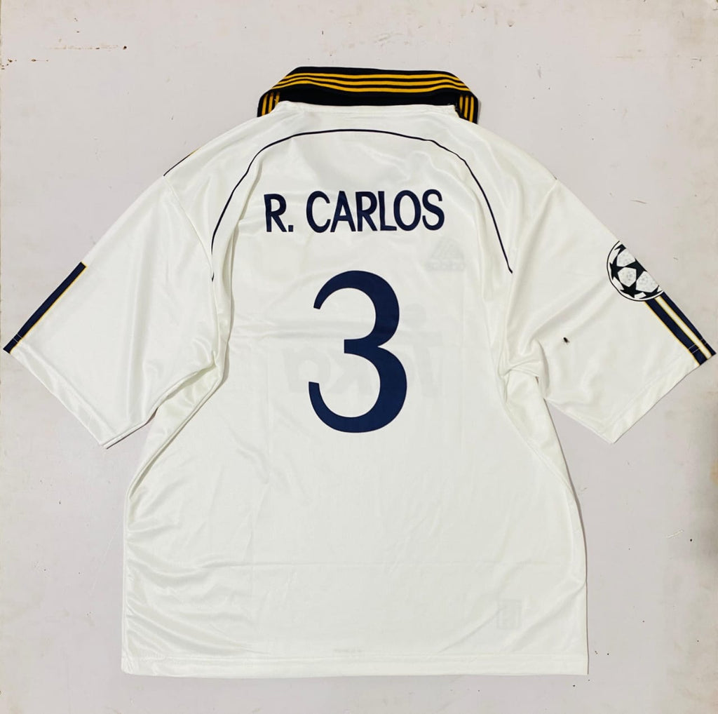 REAL MADRID 1999/00 POLO FIVE SLEVEE - EMBROIDERY