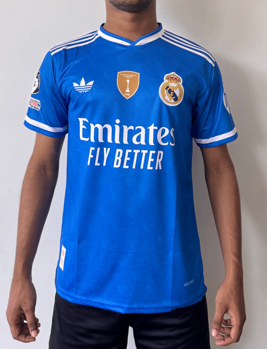 REAL MADRID 2025/26 THIRD KIT -EMBROIDERY