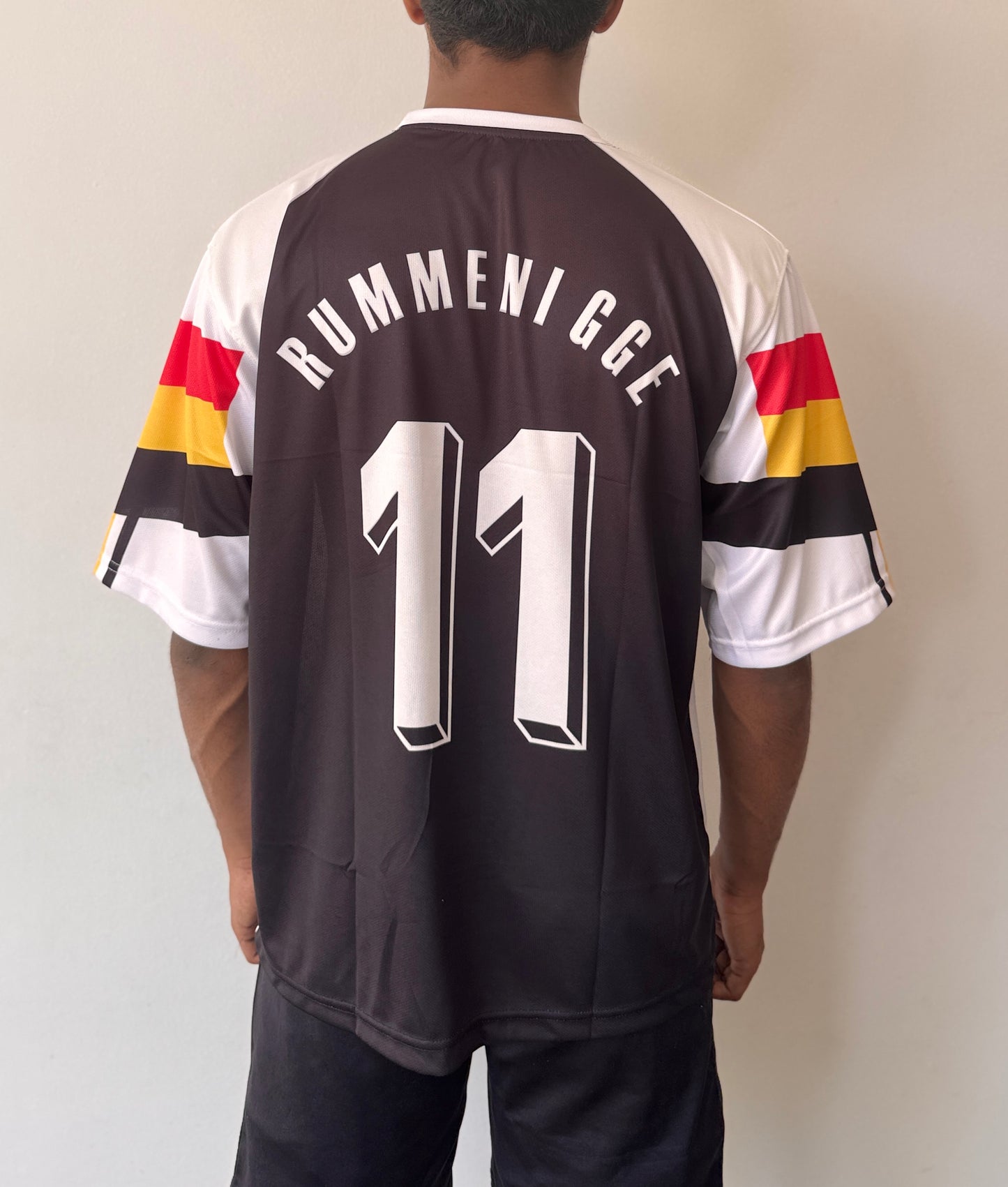 GERMANY RUMMENIGGE  BLK FIVE SLEVEE - Embroidery