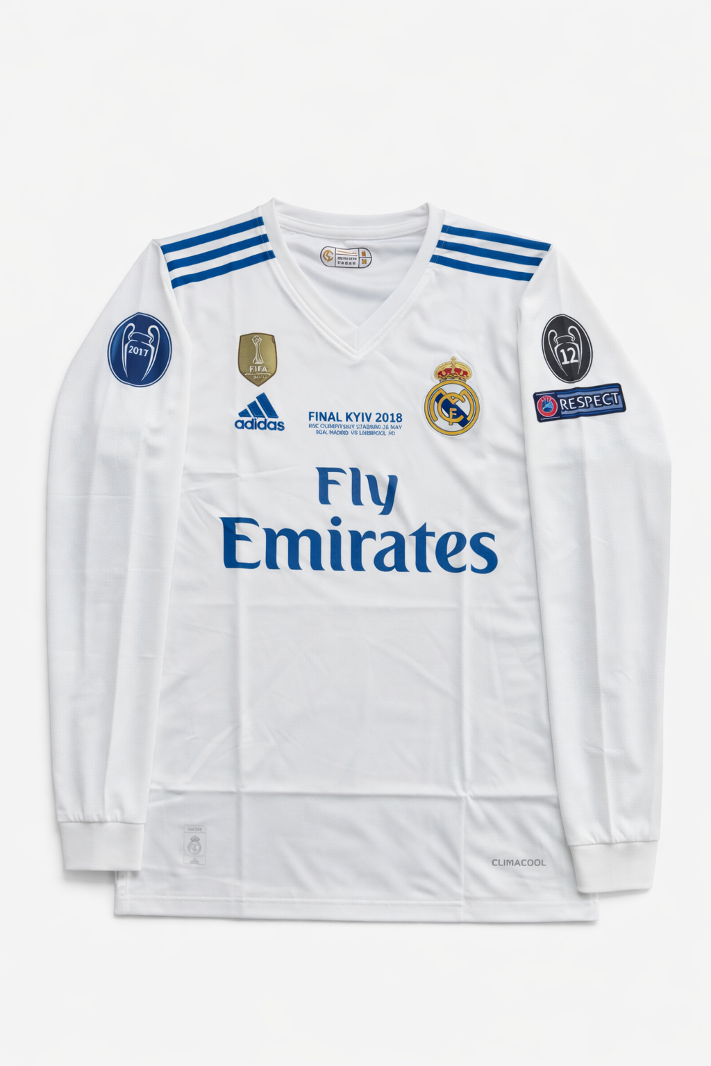 REAL MADRID 2017/18 FULL SLEEVE HOME CR7-EMBROIDERY