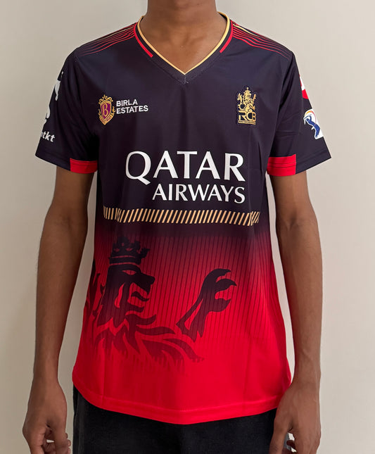 RCB 2025 IPL JERSEY Embroidery  -VIRAT