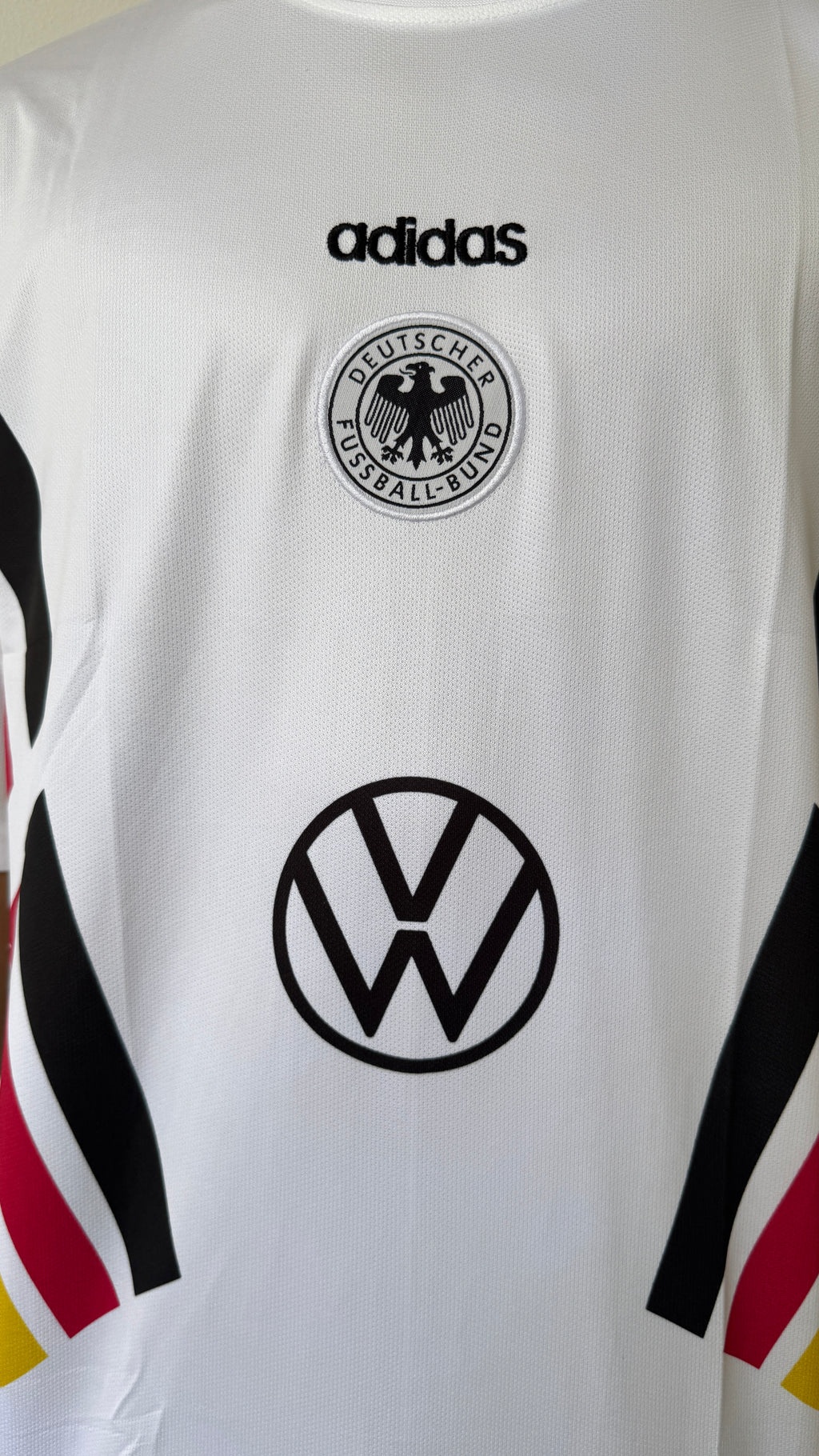 GERMANY BECKENBAUER WHITE FIVE SLEVEE - EMBROIDERY