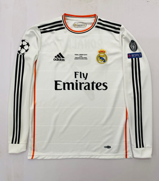 REAL MADRID 2013/14  HOME FULL SLEEVE  CR7-EMBORIDERY