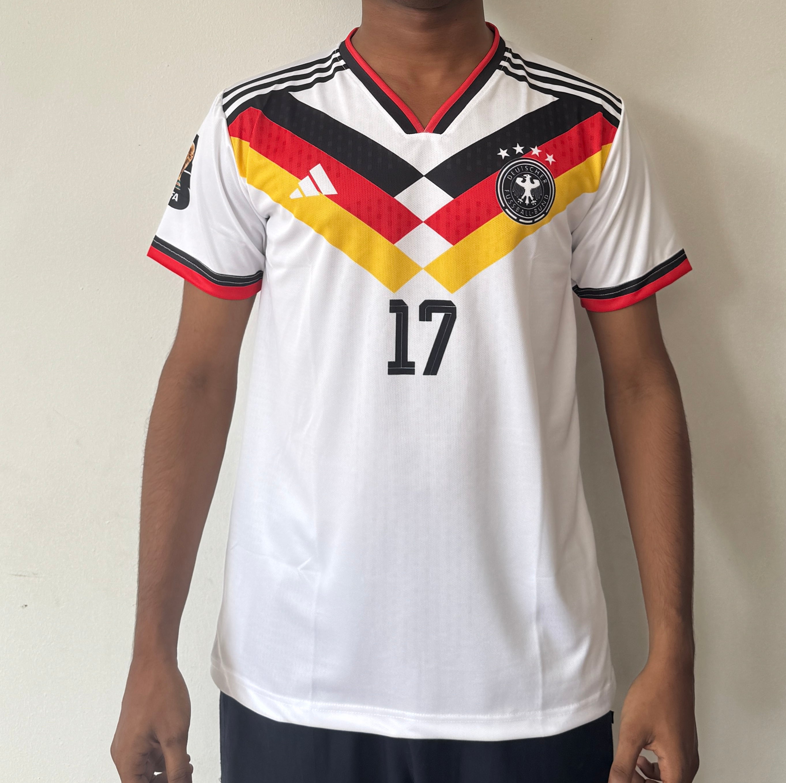 GERMANY 2026 V - NECK HOME WRITZ JERSEY- PRINTED