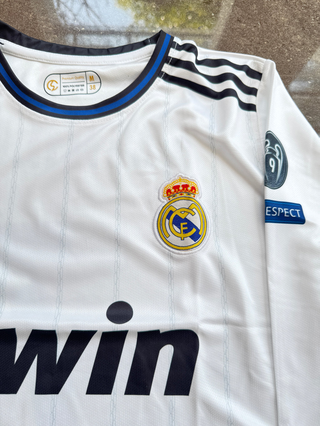 REAL MADRID 2012/13 HOME FULL SLEEVE CR7- EMBROIDERY