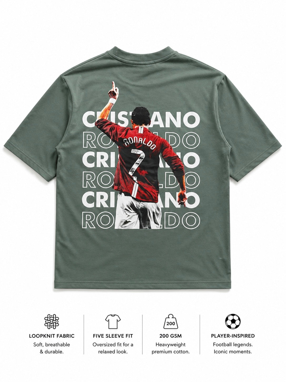 CR7- Five slevee Tshirt