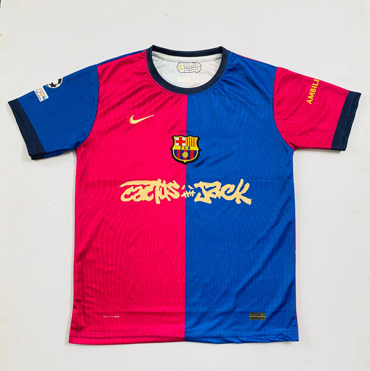 Fc Barcelona X Travis scott Home Yamal -Embroidery