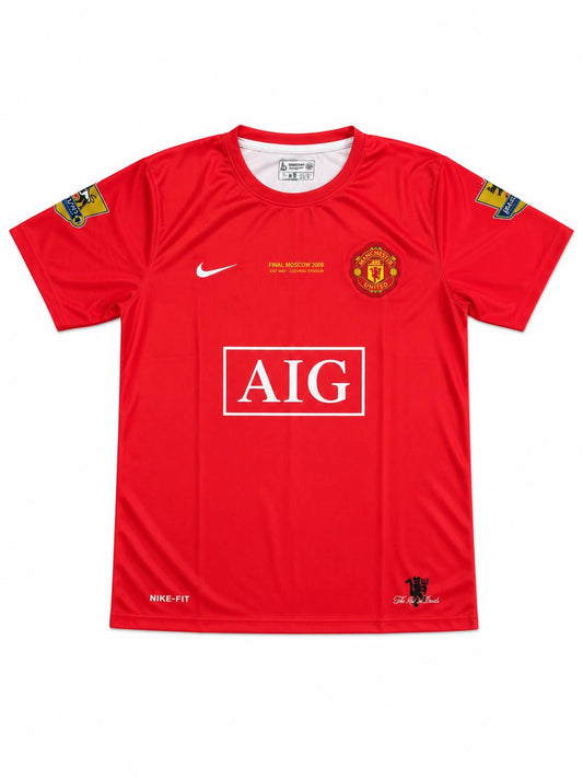 MAN UTD 2007/08 HOME (HALF)SLEVEE EMBROIDERY
