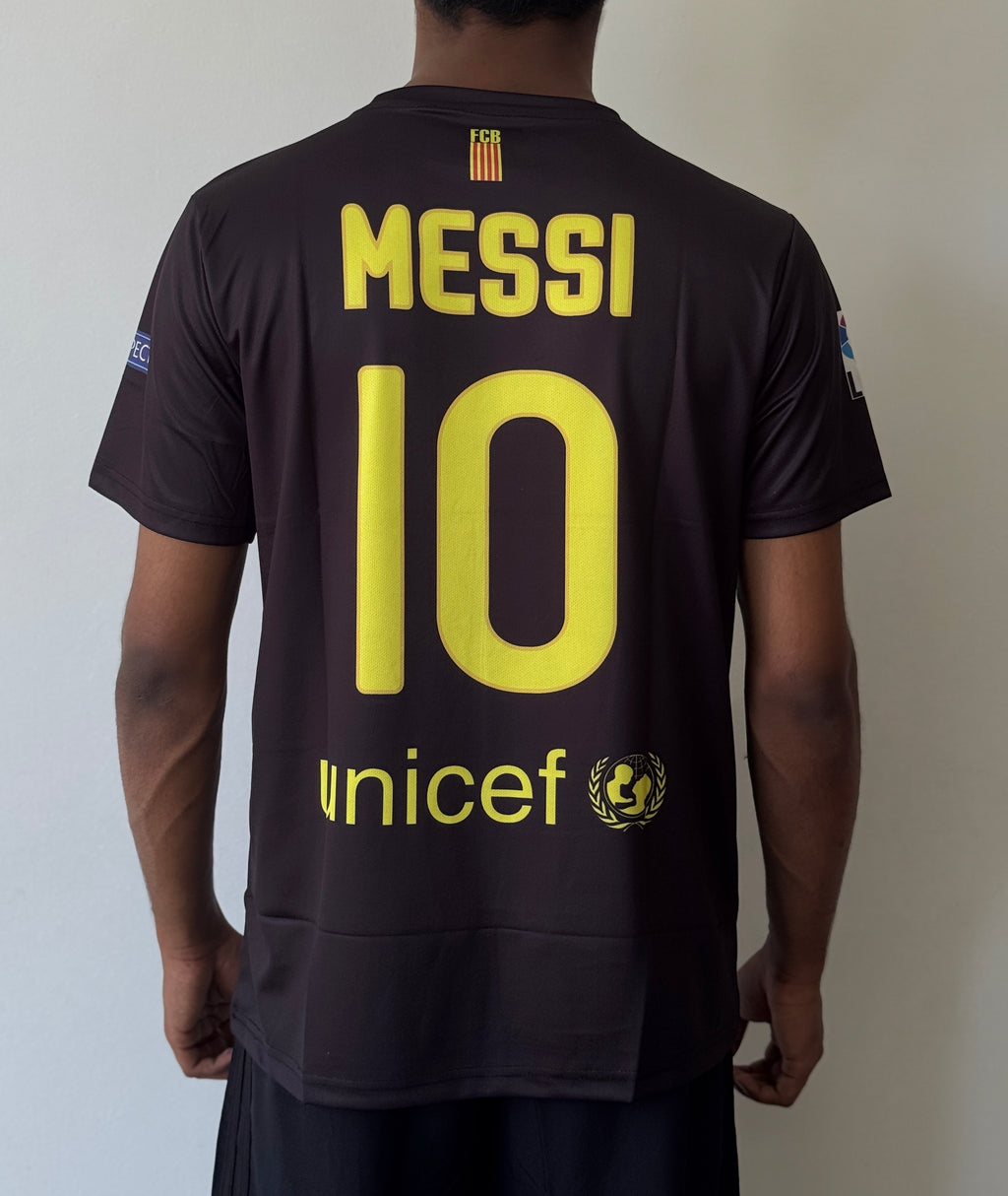 FC BARCELONA 2011/12 AWAY MESSI -EMBROIDERY