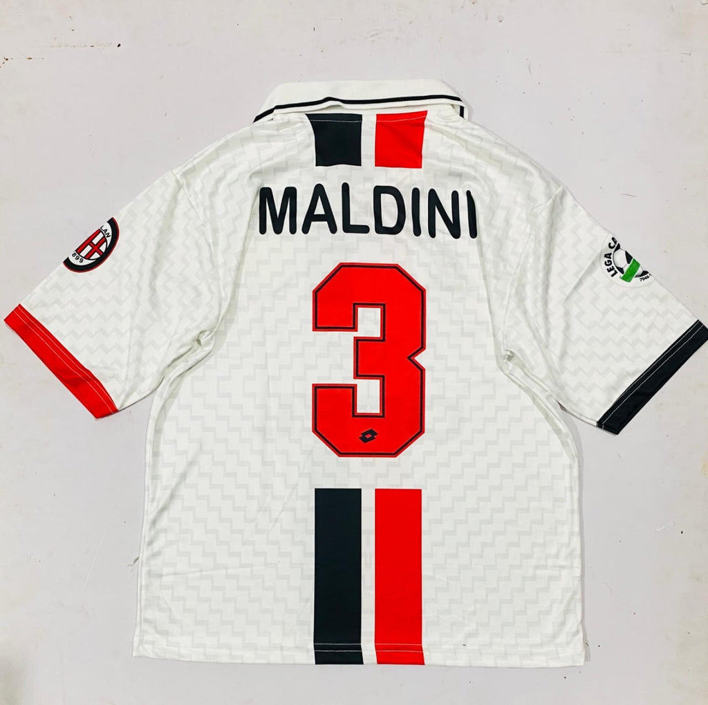AC MILAN 1996 AWAY OPEL POLO FIVE SLEVEE -EMBROIDERY
