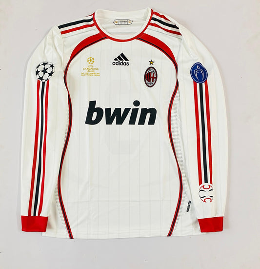 Ac milan 2006 away Full slevee Maldini - Embroidery
