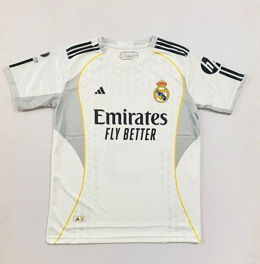 REAL MADRID 2025/26 HOME JERSEY  -PRINTED