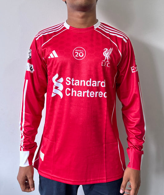 LIVERPOOL 25/26 HOME KIT FULL SLEVEE -PRINTED