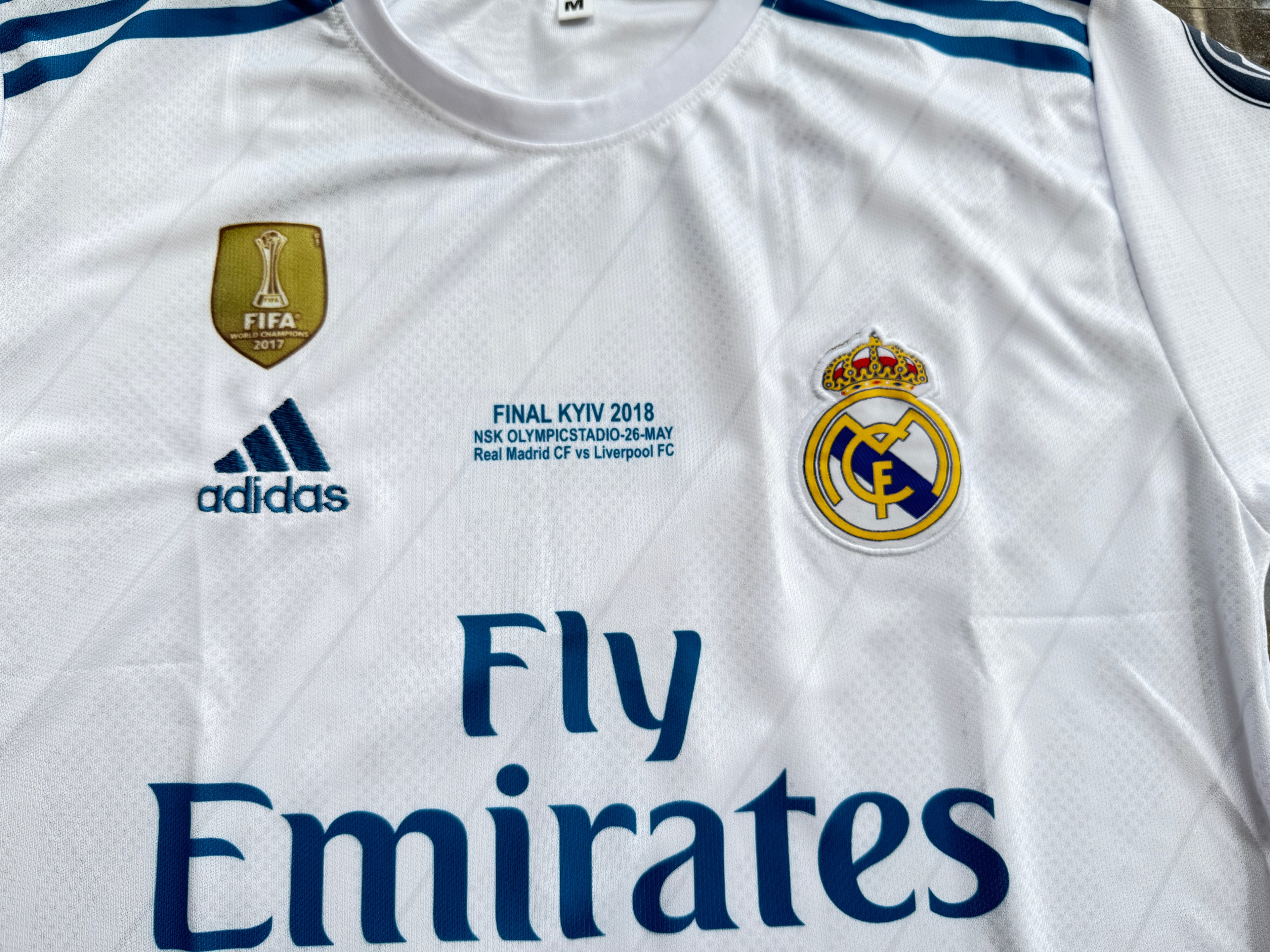 REAL MADRID 2017 HOME - HALF SLEVEE - EMBROIDERY