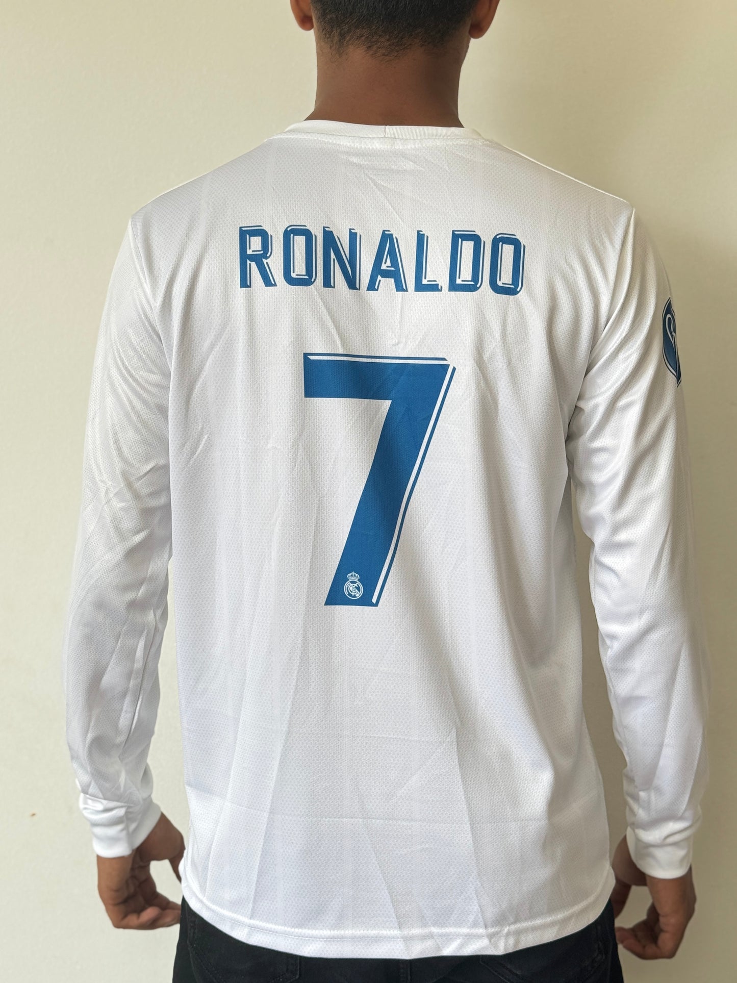 REAL MADRID 2017/18 FULL SLEEVE HOME -EMBROIDERY