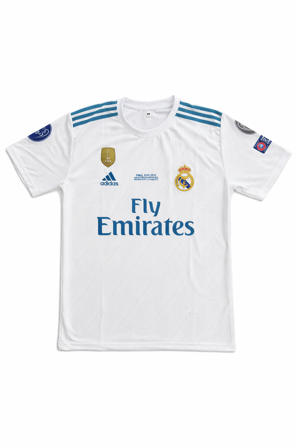 REAL MADRID 2017 HOME - HALF SLEVEE - EMBROIDERY