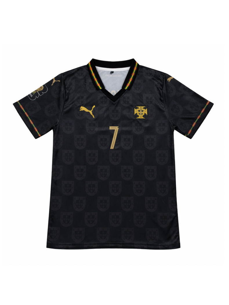 PORTUGAL 2026 AWAY PANTHER HALF SLEVEE POLO  CR7-EMBROIDERY