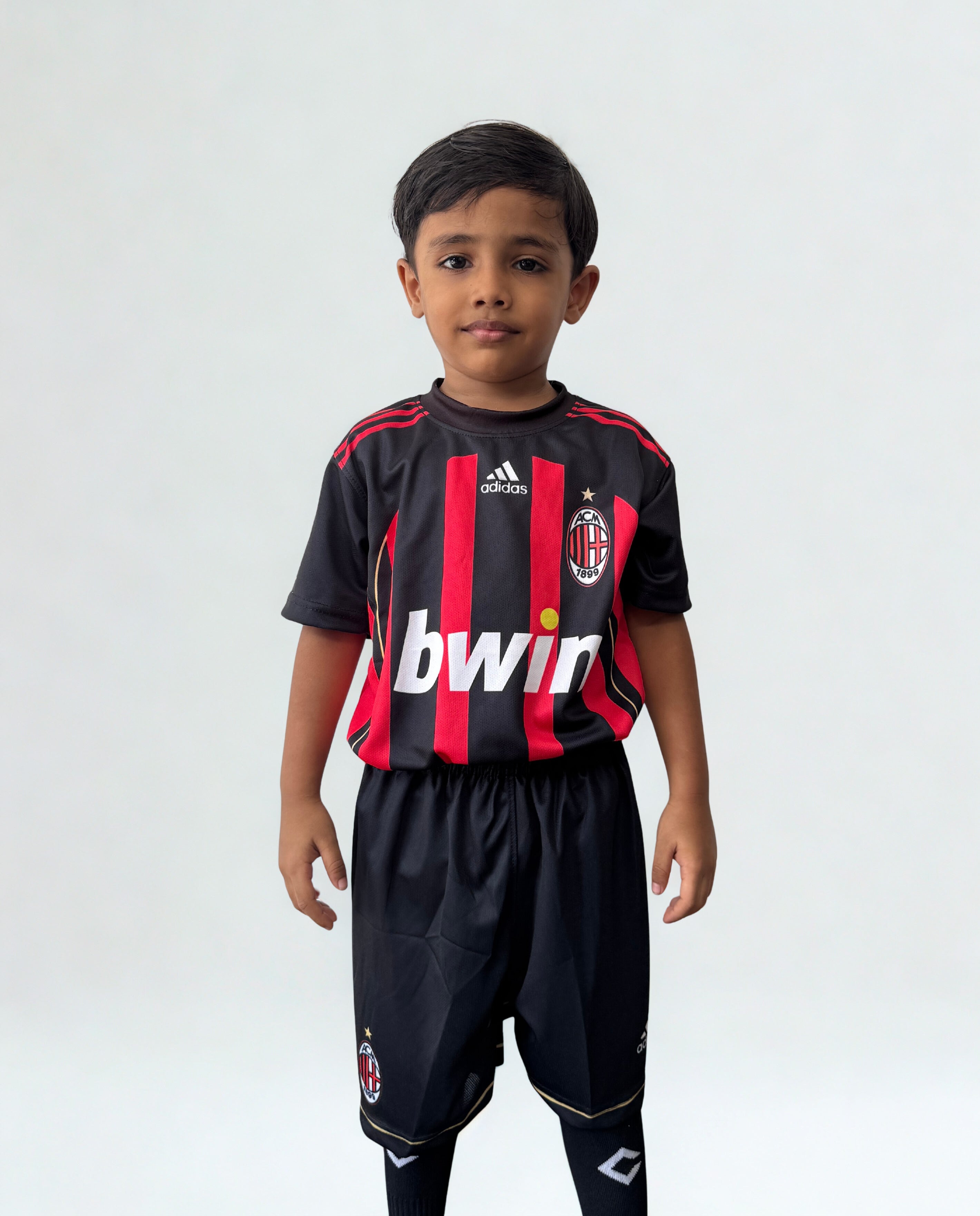 Ac milan 2006 home Kids set - jersey + shorts