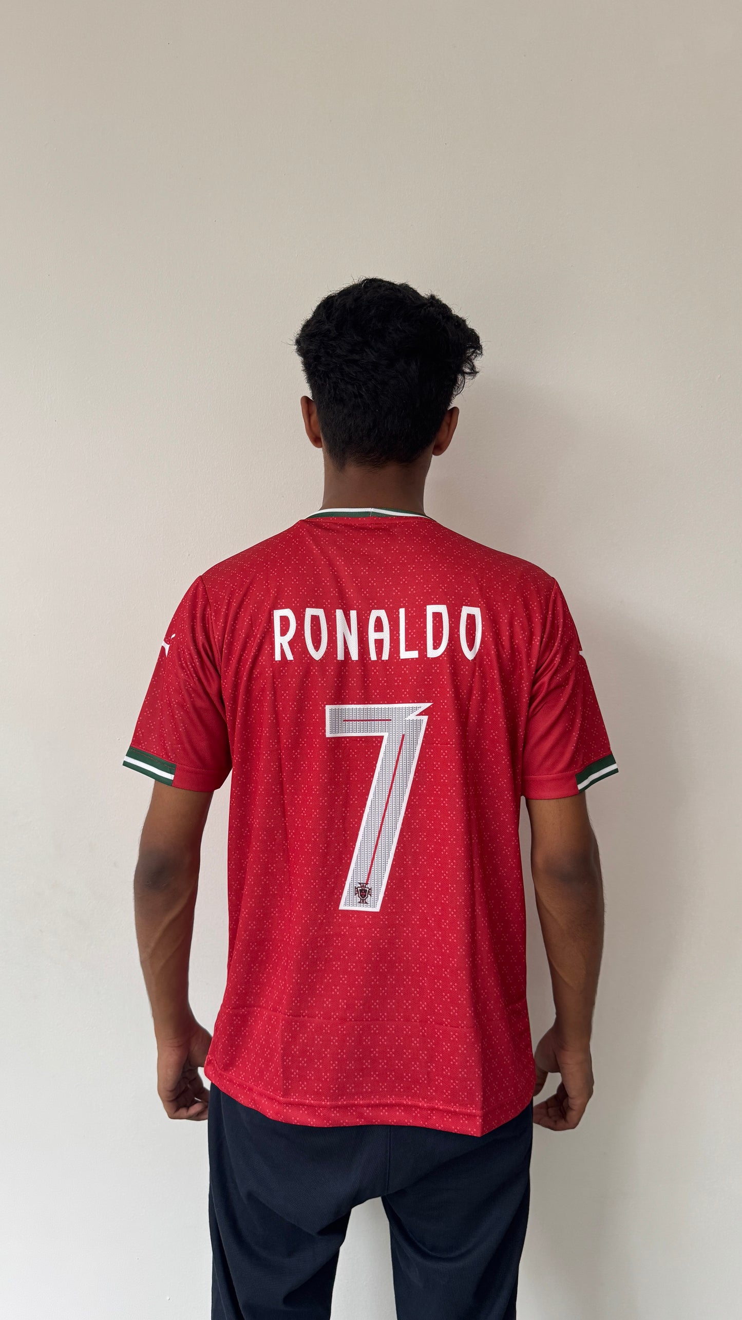 PORTUGAL FC 25/26 HOME RED JERSEY-EMBROIDERY