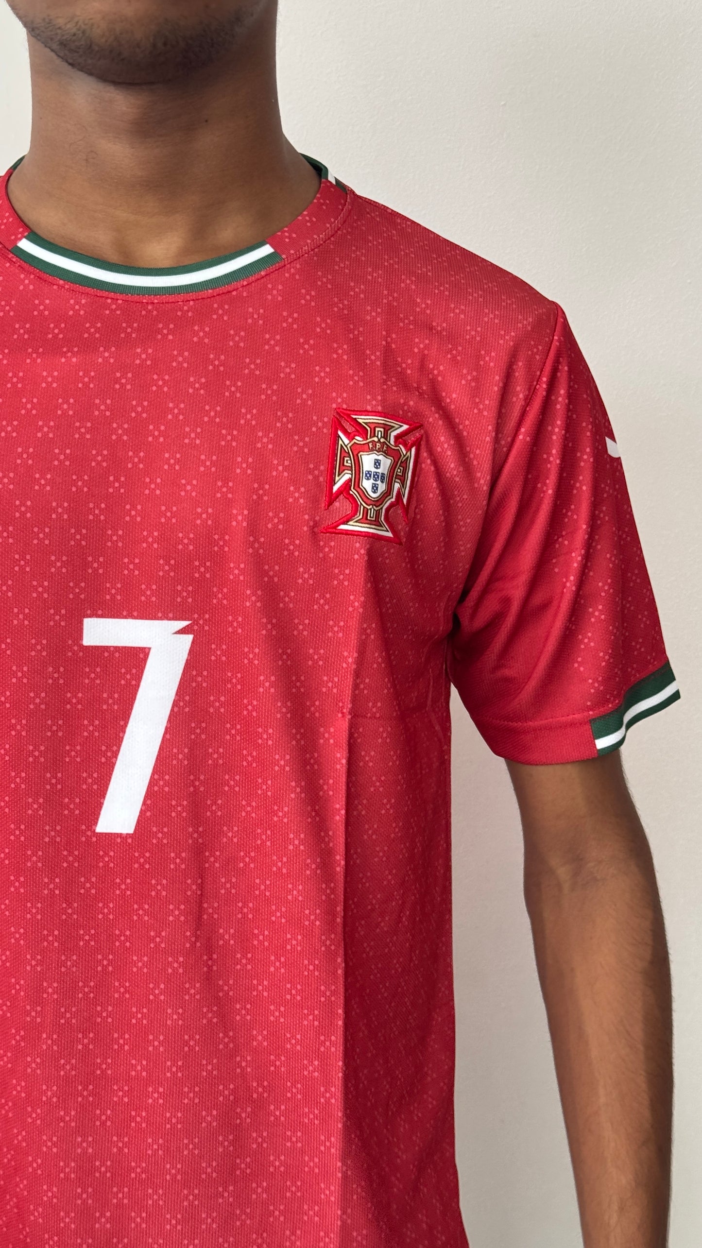PORTUGAL FC 25/26 HOME RED JERSEY-EMBROIDERY