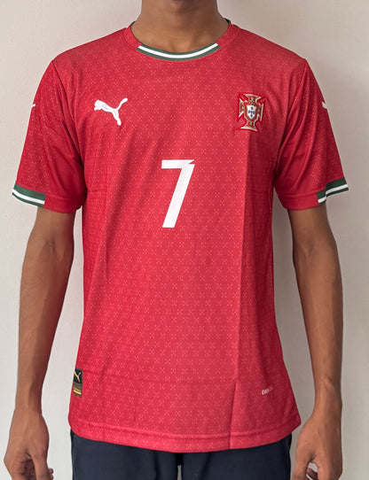 PORTUGAL FC 25/26 HOME RED JERSEY-EMBROIDERY