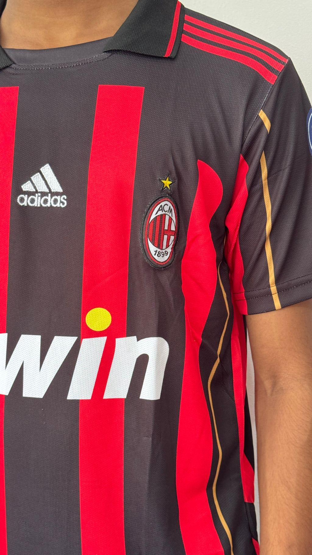 AC MILAN 2006 HOME POLO -EMBROIDERY