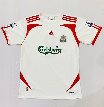 LIVERPOOL AWAY WHITE  GERRARD-EMBROIDERY