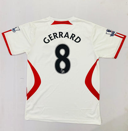 LIVERPOOL AWAY WHITE  GERRARD-EMBROIDERY