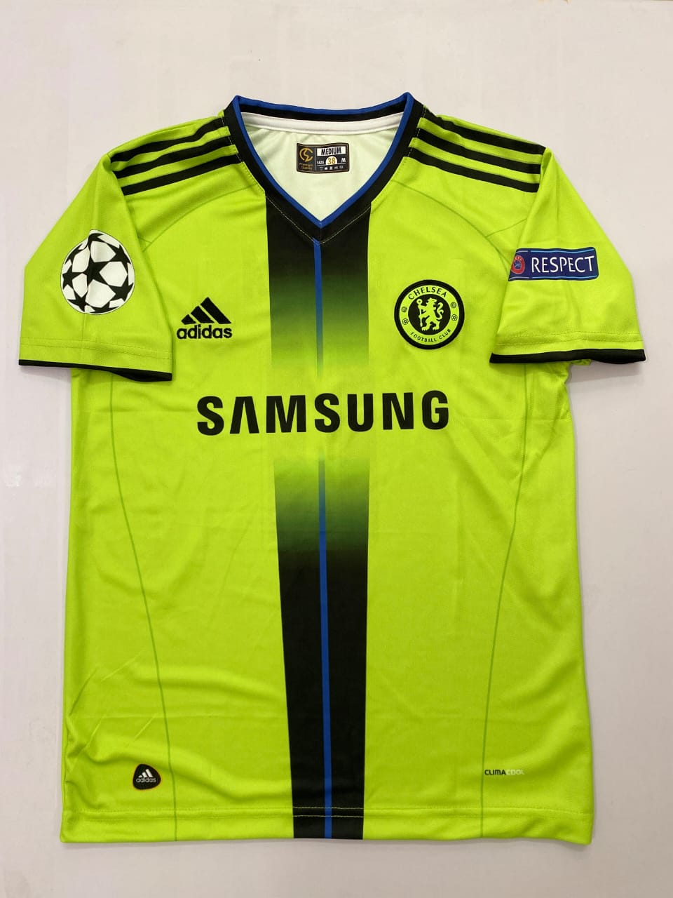CHEALSEA FC DROGBA GREEN AWAY JERSEY