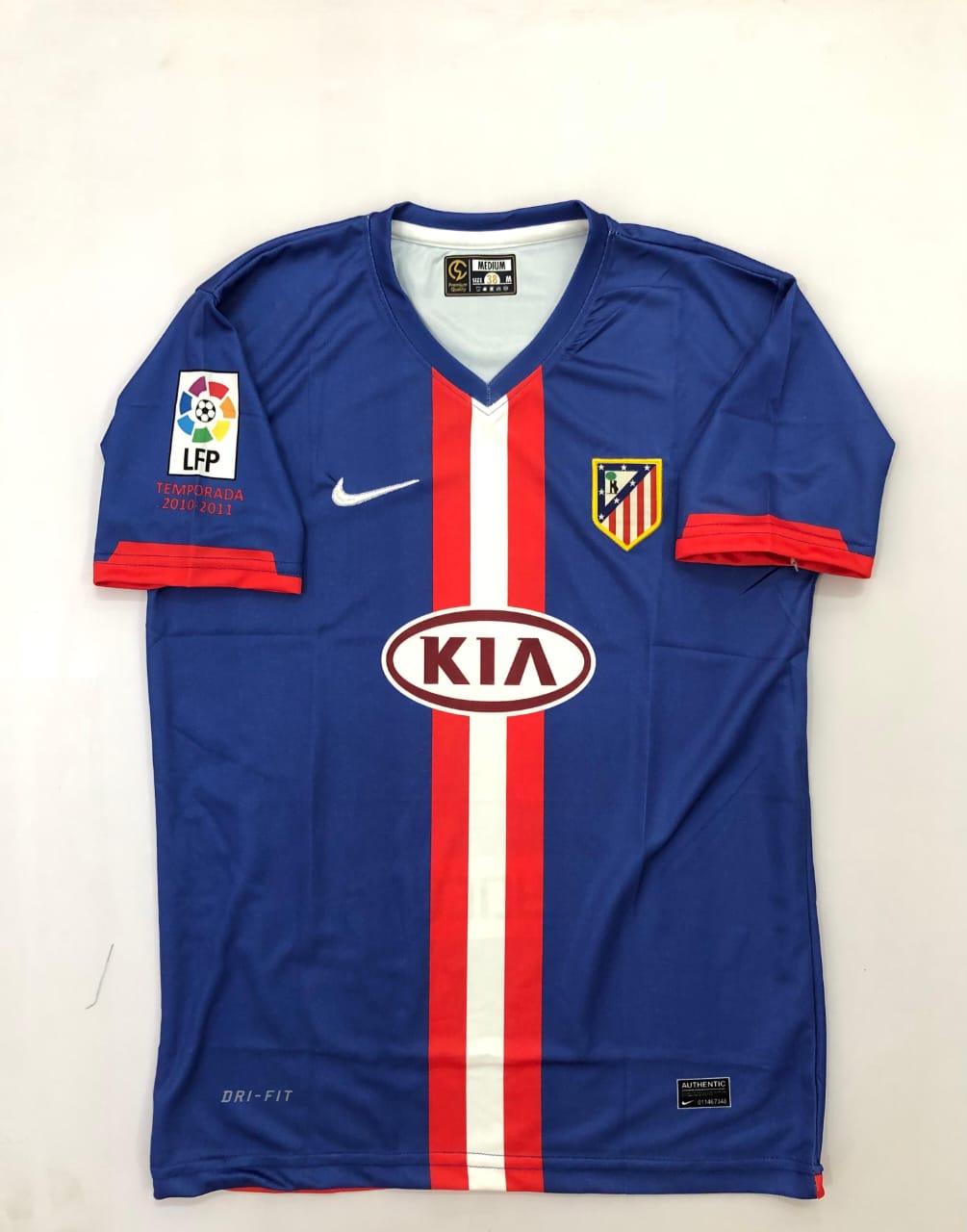 ATHLETIC MADRID FORLAN BLUE AWAY-EMBROIDERY