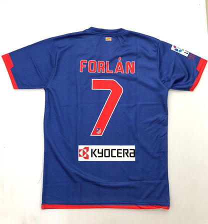 ATHLETIC MADRID FORLAN BLUE AWAY-EMBROIDERY