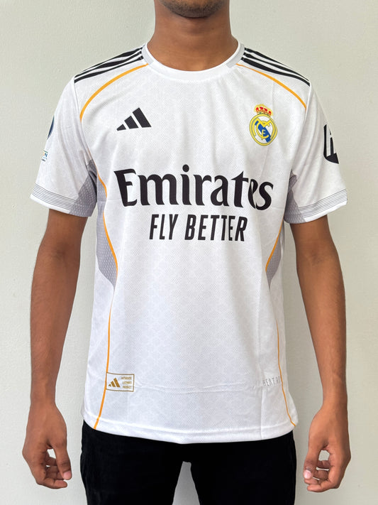 REAL MADRID 2025/26 HOME JERSEY  -PRINTED
